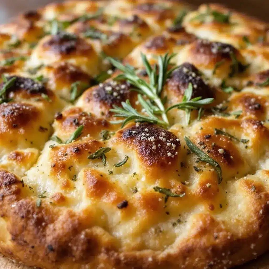 rosemary garlic sourdough focaccia preparation steps