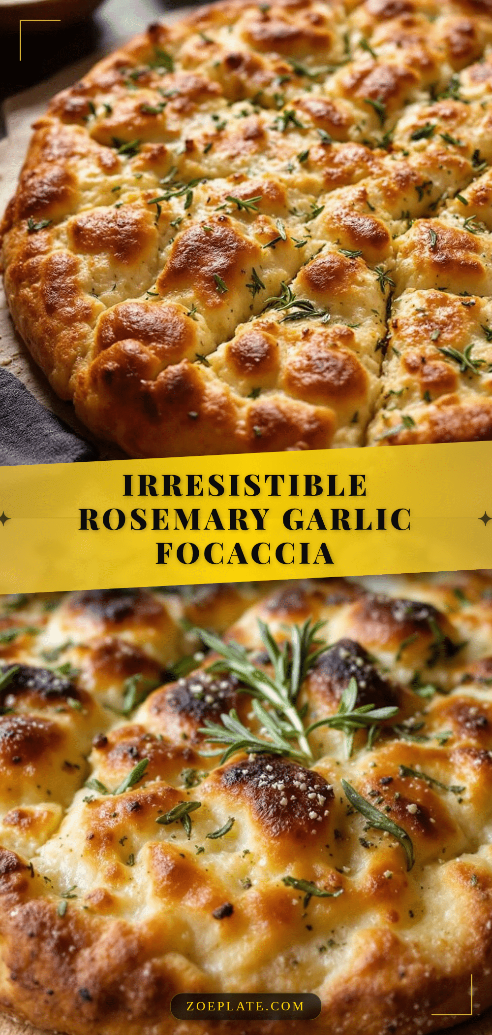 rosemary garlic sourdough focaccia recipe