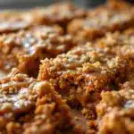 Salted Caramel Pumpkin Crisp Bars - featured image