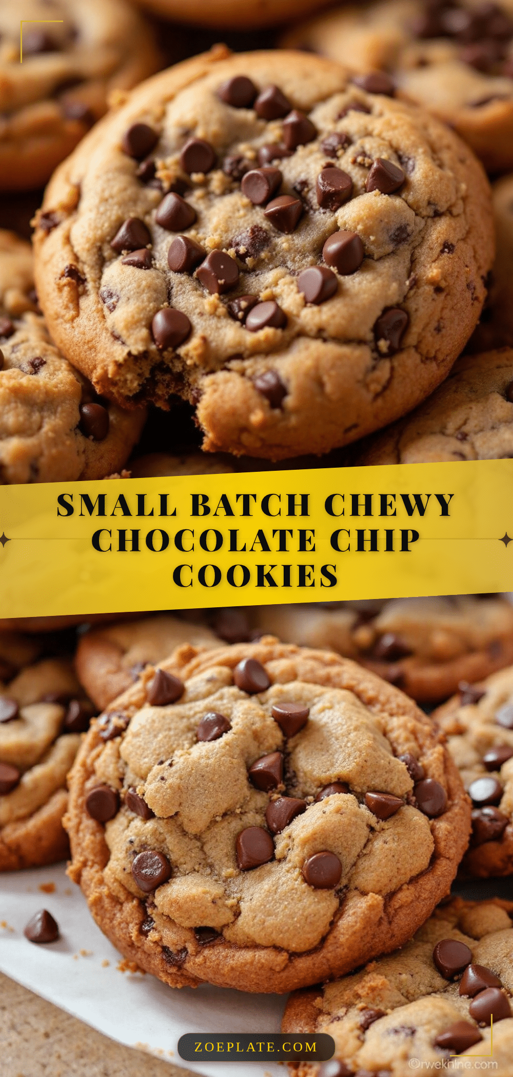 small-batch chewy chocolate chip cookies recipe