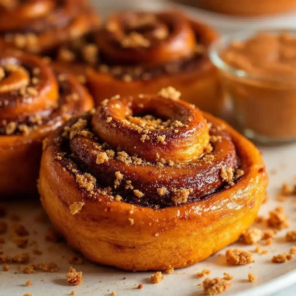 small-batch pumpkin cinnamon rolls - featured image