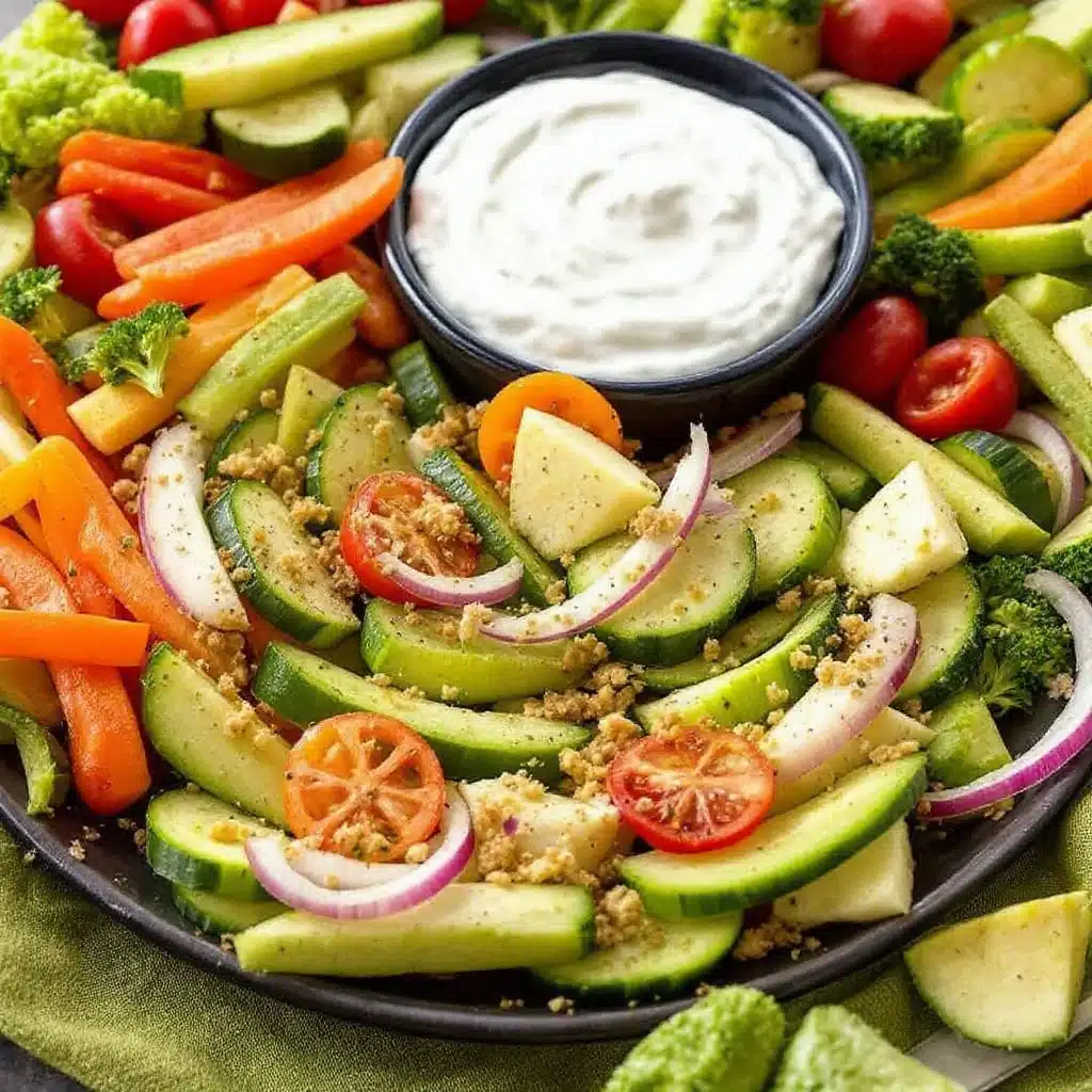 spider web veggie tray - featured image