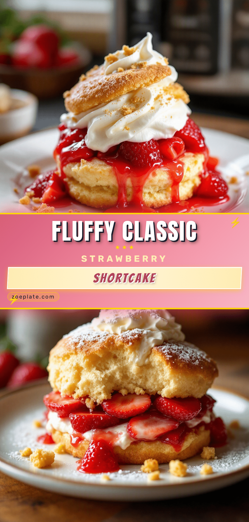 strawberry shortcake with whipped cream recipe
