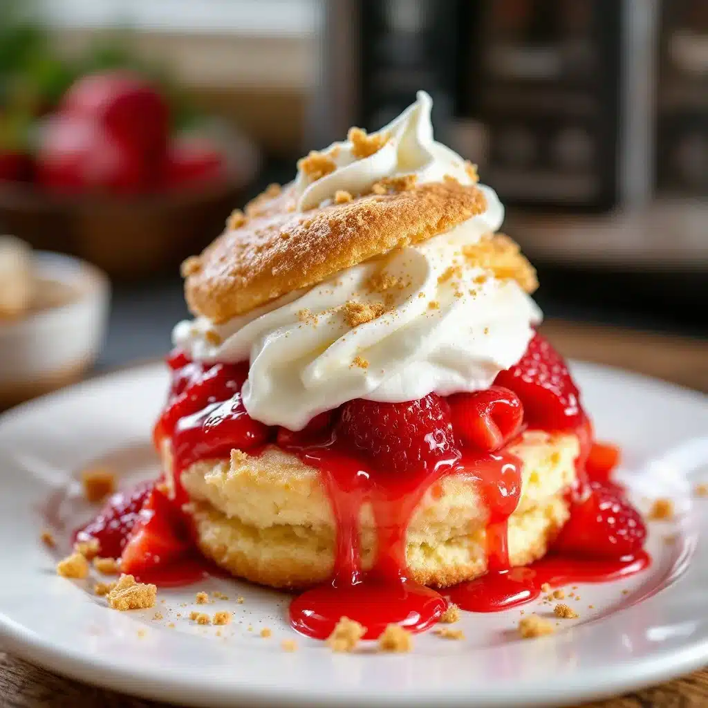 strawberry shortcake with whipped cream - featured image