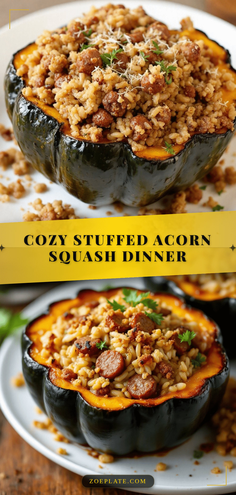 stuffed acorn squash recipe