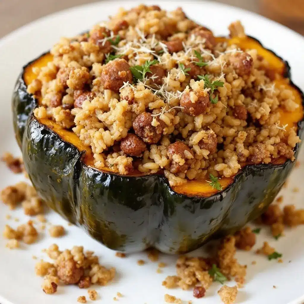stuffed acorn squash - featured image
