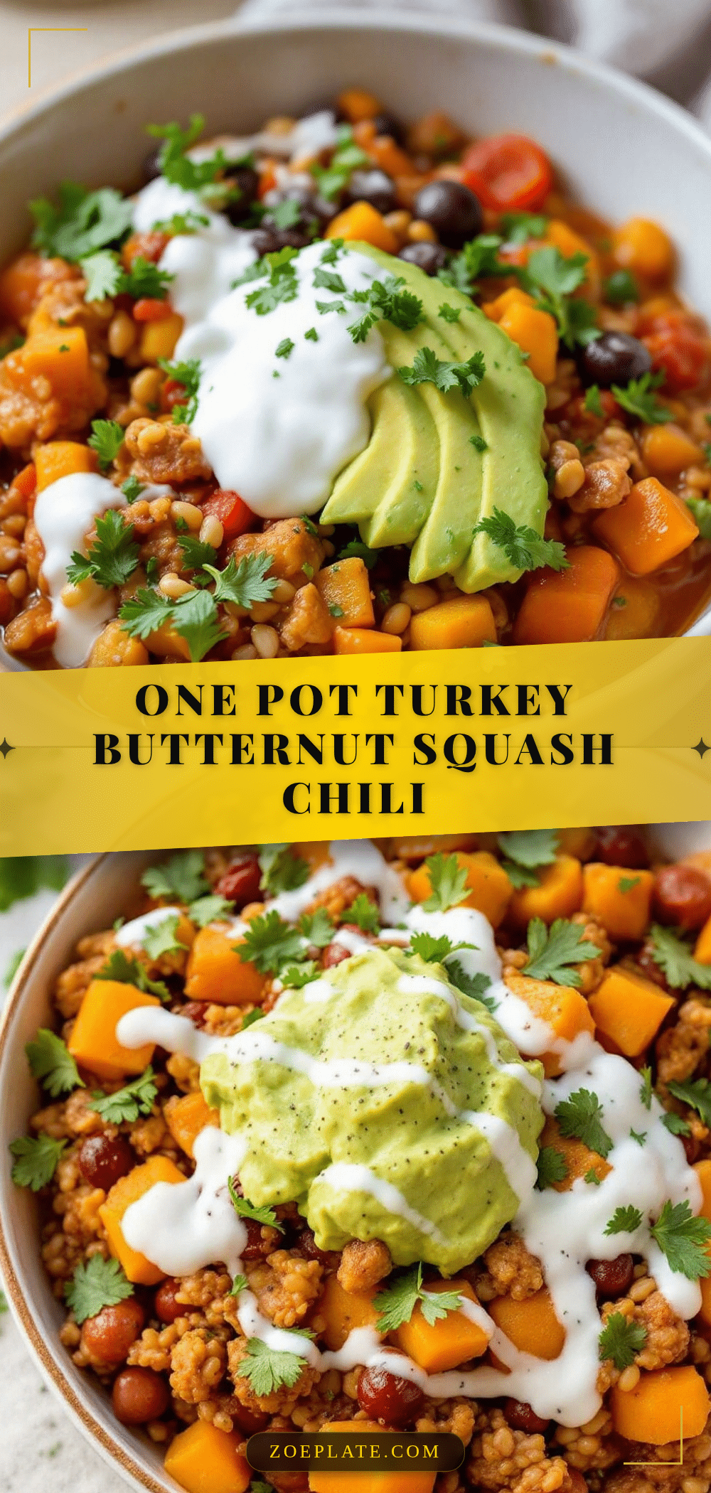 turkey and butternut squash chili recipe