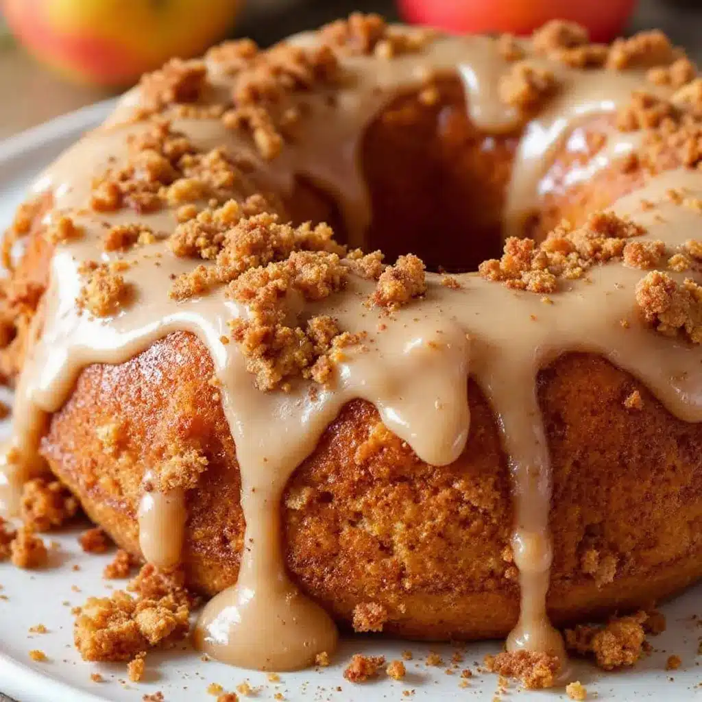 baked apple cider donut cake preparation steps