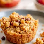 baked apple cinnamon oatmeal cups - featured image