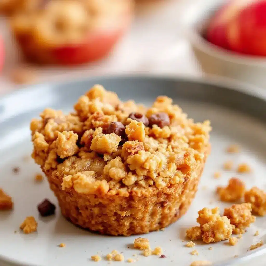 baked apple cinnamon oatmeal cups preparation steps