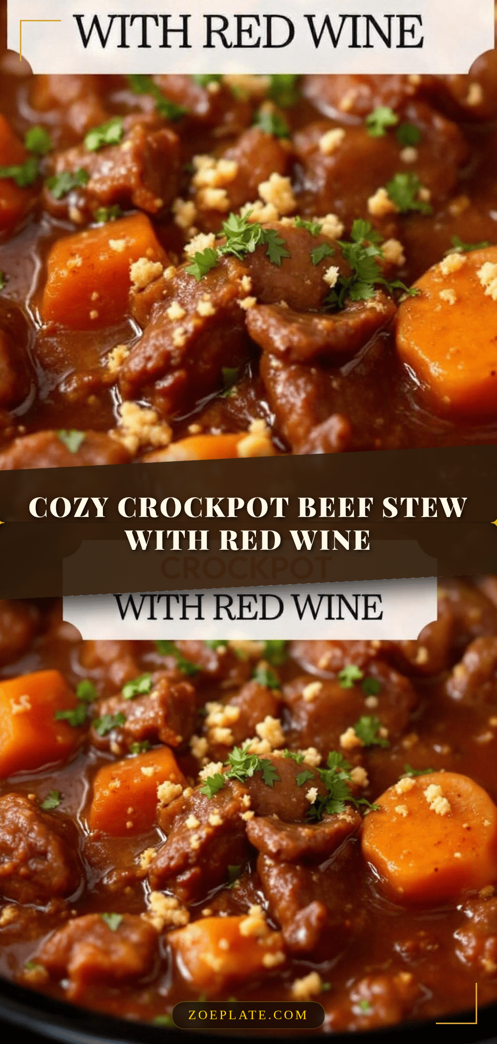 cozy crockpot beef stew with red wine recipe