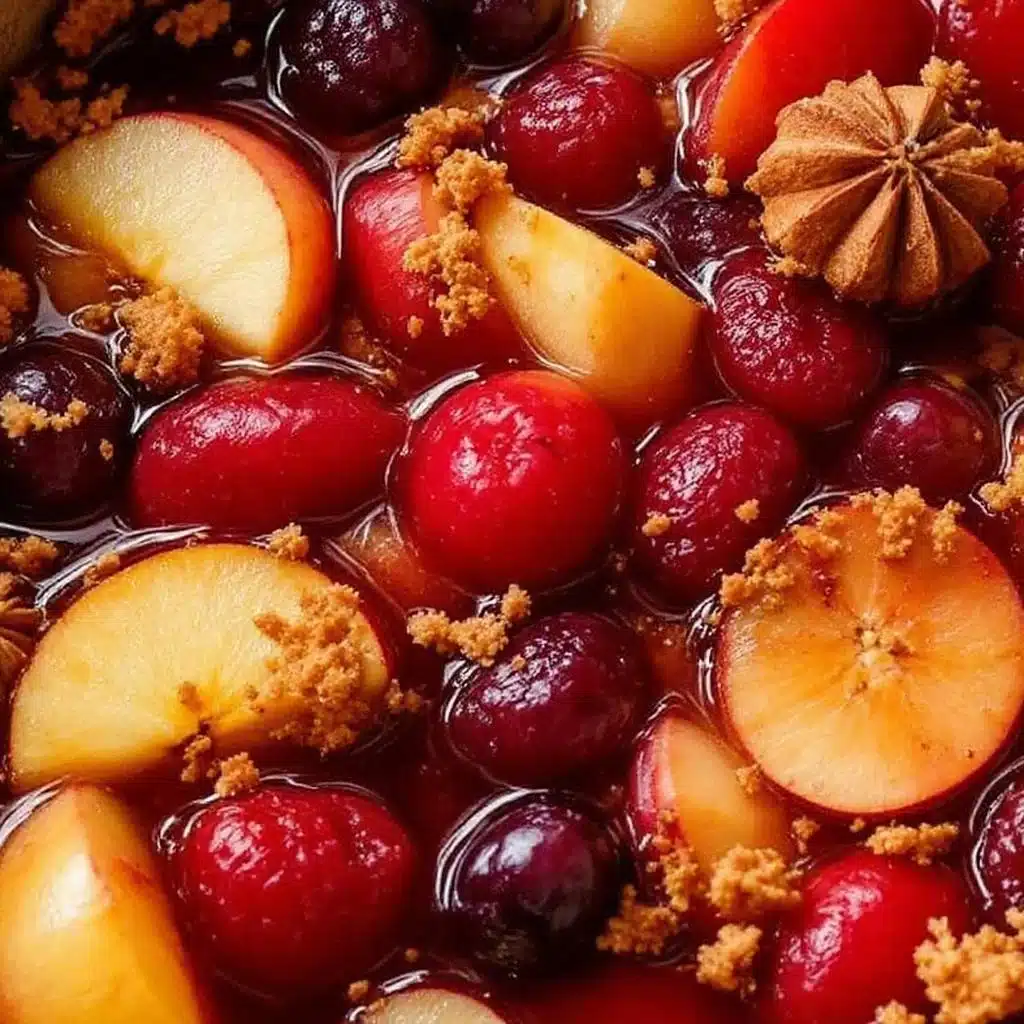 cozy fall sangria - featured image