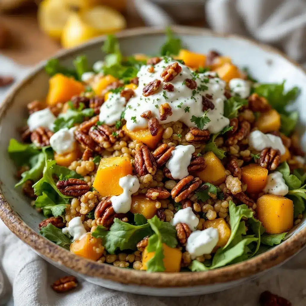 Cozy Harvest Fall Salad preparation steps