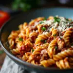 creamy baked ziti - featured image