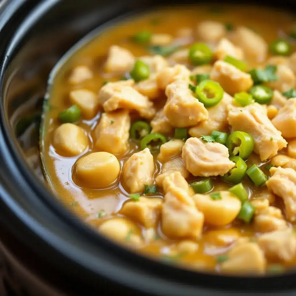 creamy crockpot white chicken chili preparation steps