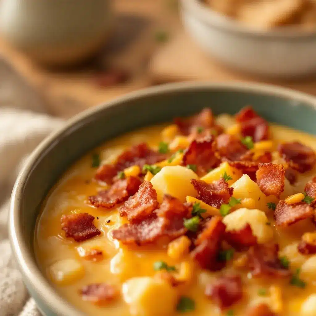 creamy loaded baked potato soup preparation steps