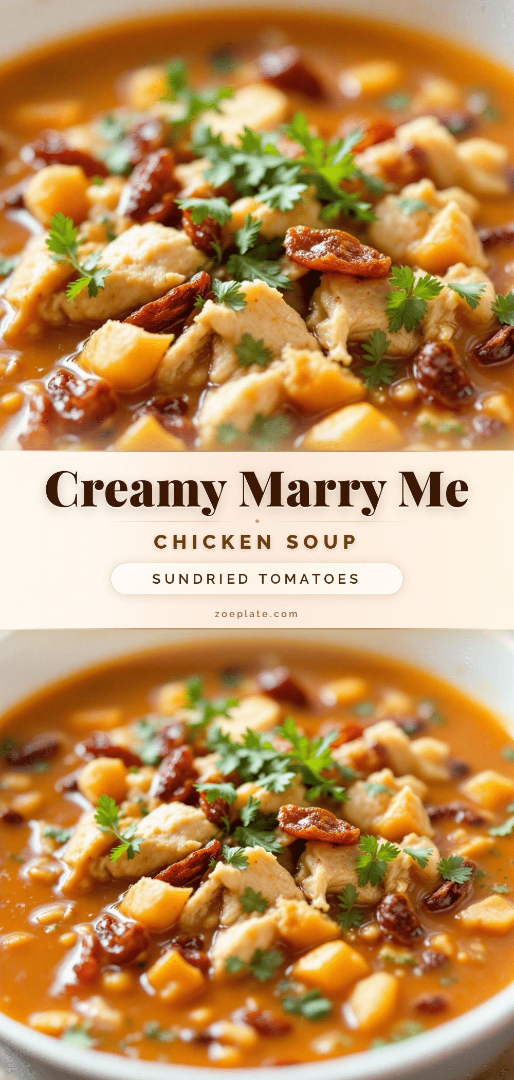 creamy marry me chicken soup recipe