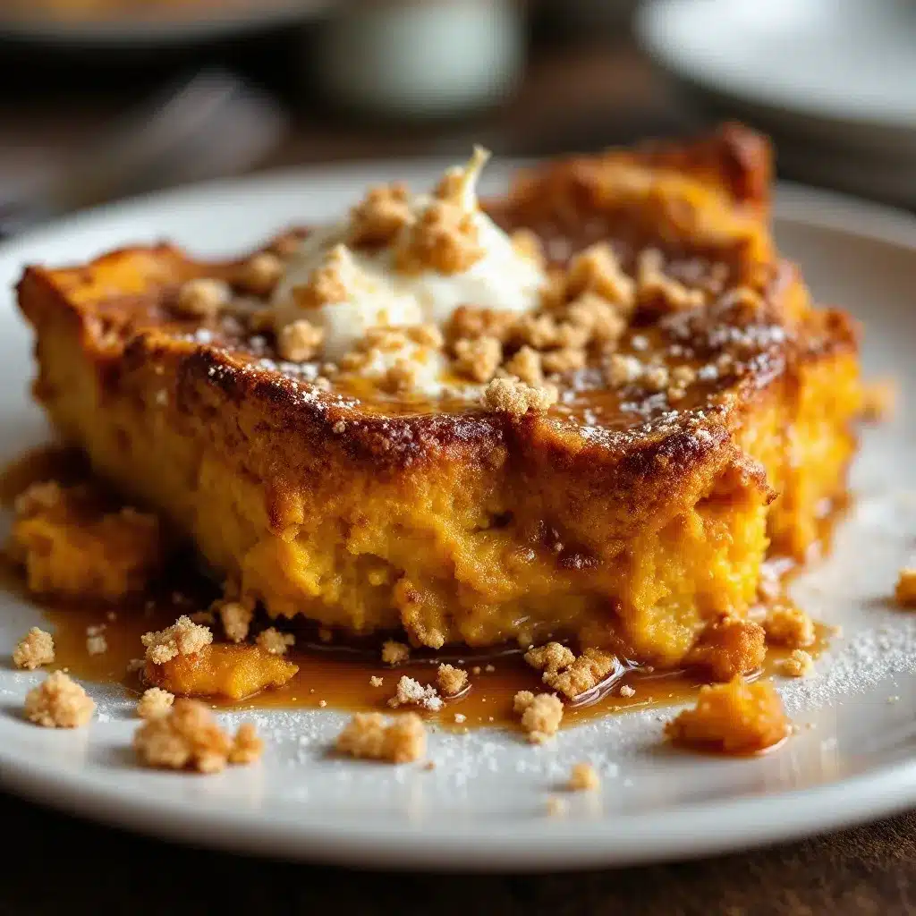 creamy overnight pumpkin french toast casserole preparation steps