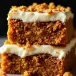 creamy pumpkin bars with cream cheese frosting - featured image