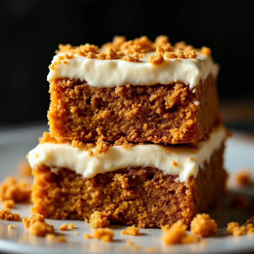 creamy pumpkin bars with cream cheese frosting preparation steps
