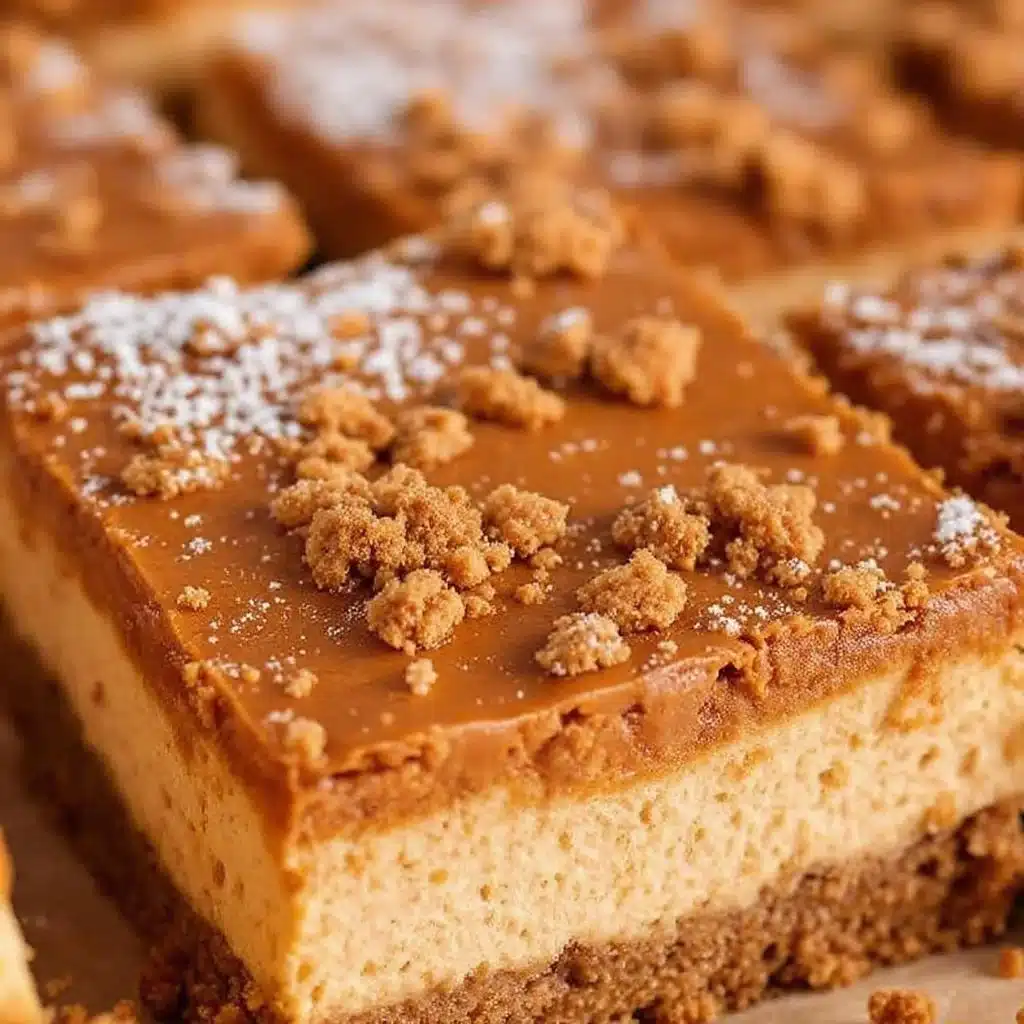 creamy pumpkin cheesecake bars - featured image