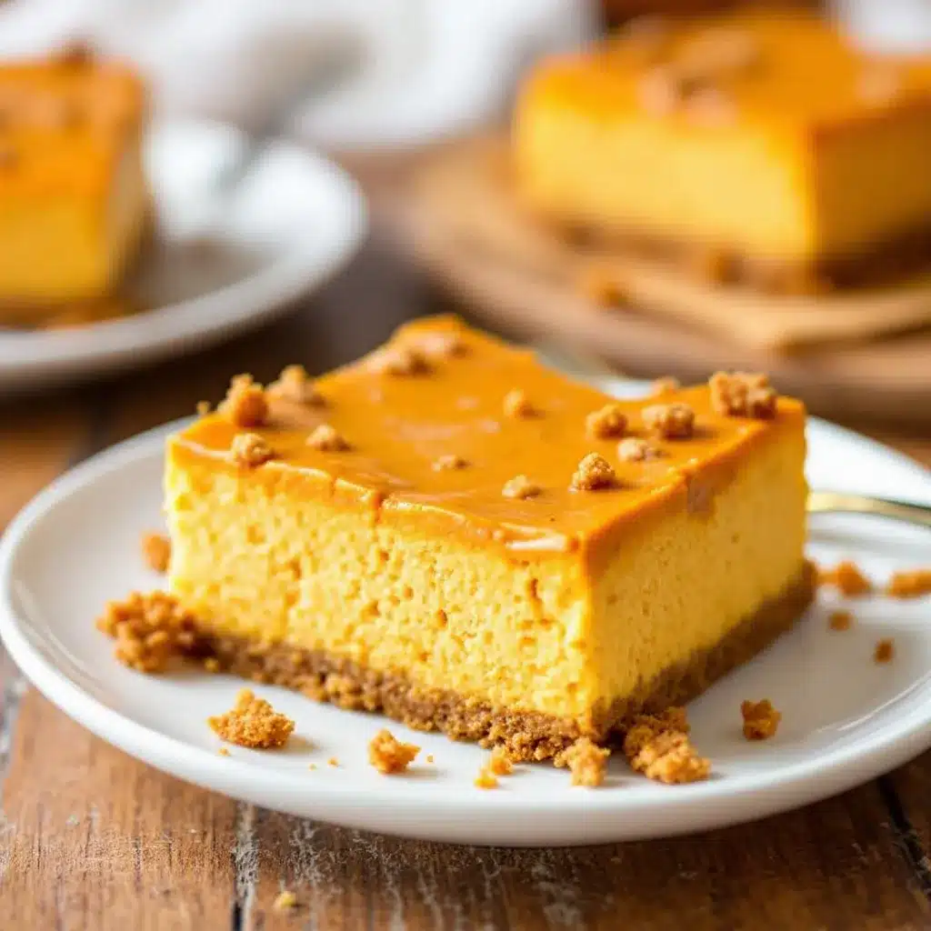 creamy pumpkin cheesecake bars preparation steps