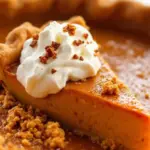 creamy pumpkin pie - featured image