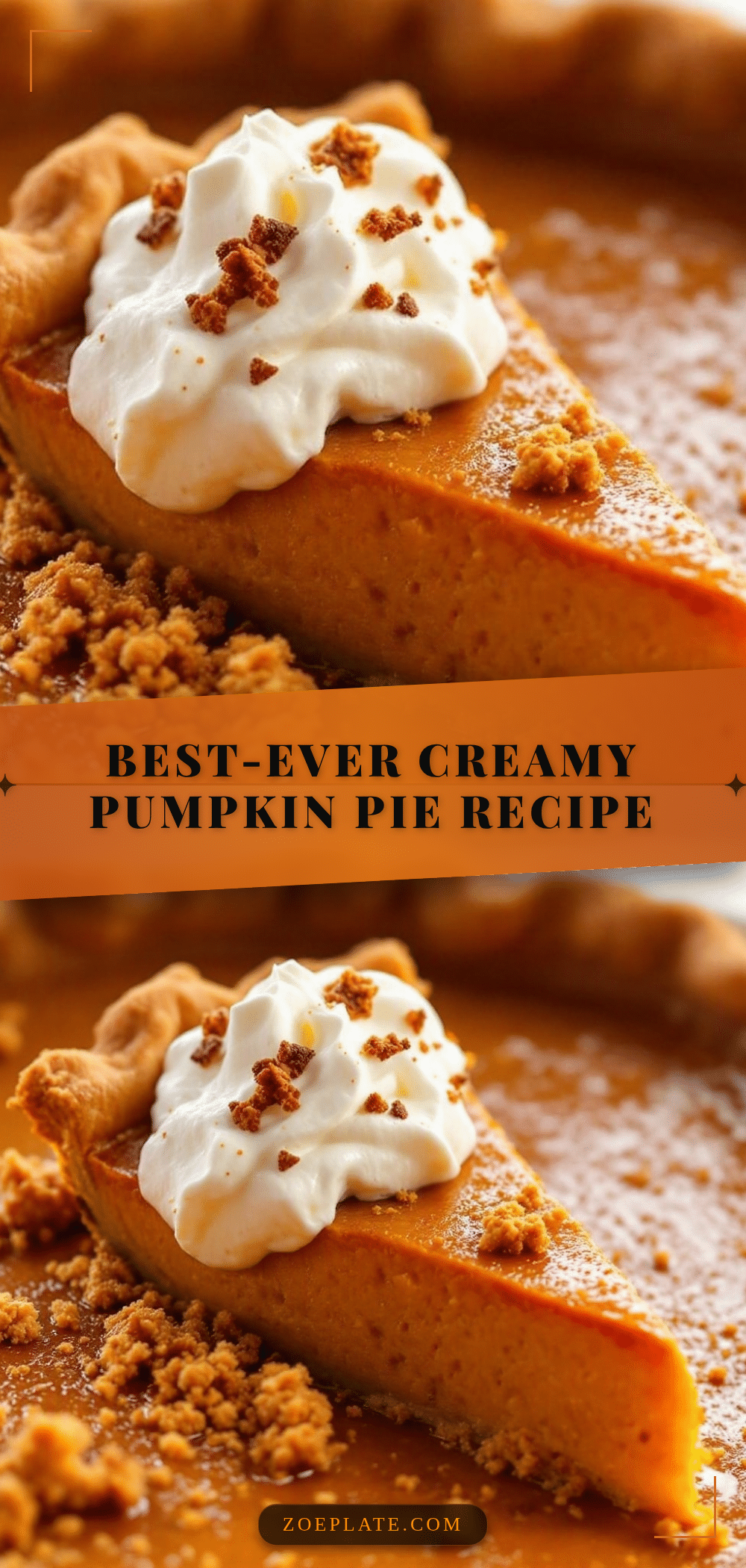 creamy pumpkin pie recipe