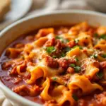 creamy small-batch lasagna soup for two - featured image