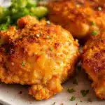 crispy air fryer chicken thighs - featured image