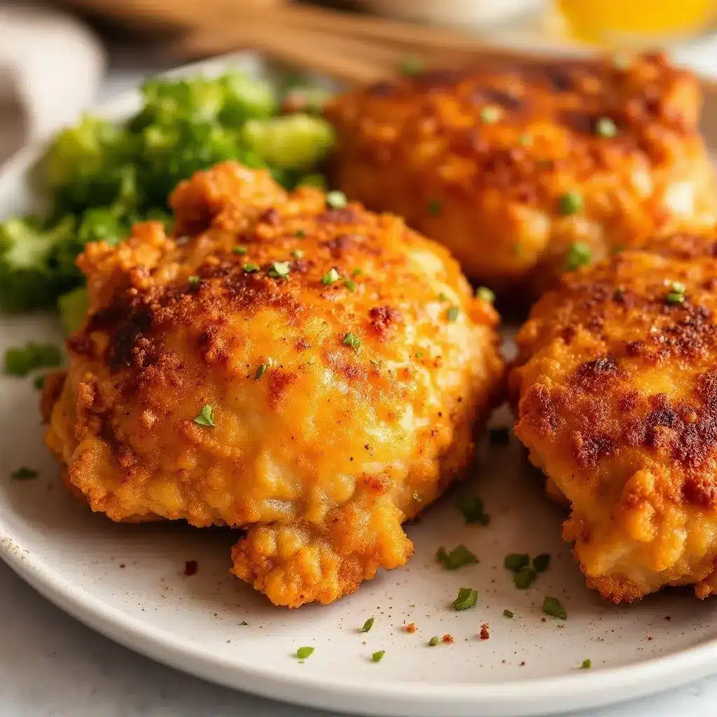 crispy air fryer chicken thighs preparation steps