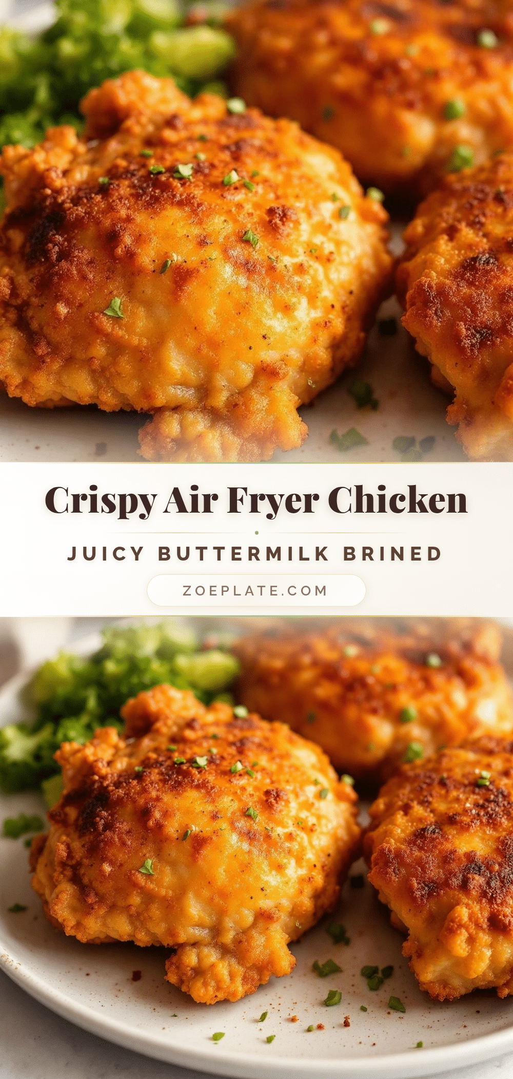 crispy air fryer chicken thighs recipe