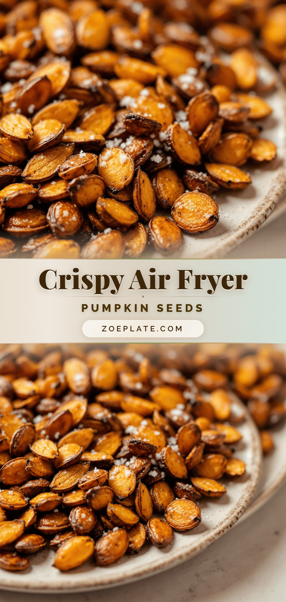 crispy air fryer pumpkin seeds recipe
