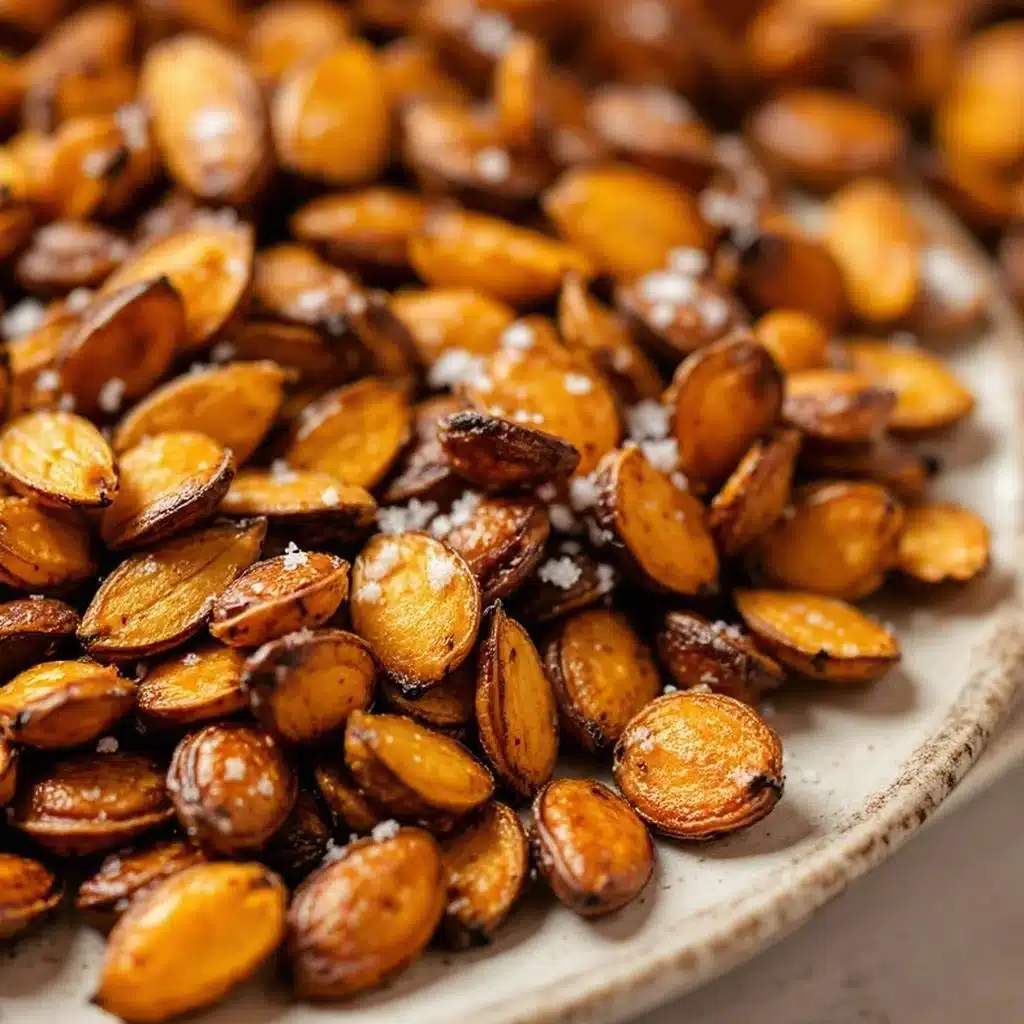 crispy air fryer pumpkin seeds - featured image