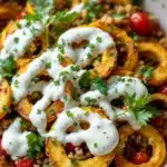 Crispy Chili Lime Roasted Delicata Squash Rings - featured image
