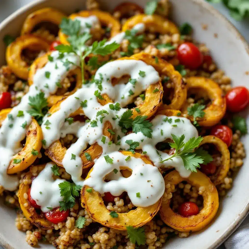 Crispy Chili Lime Roasted Delicata Squash Rings preparation steps