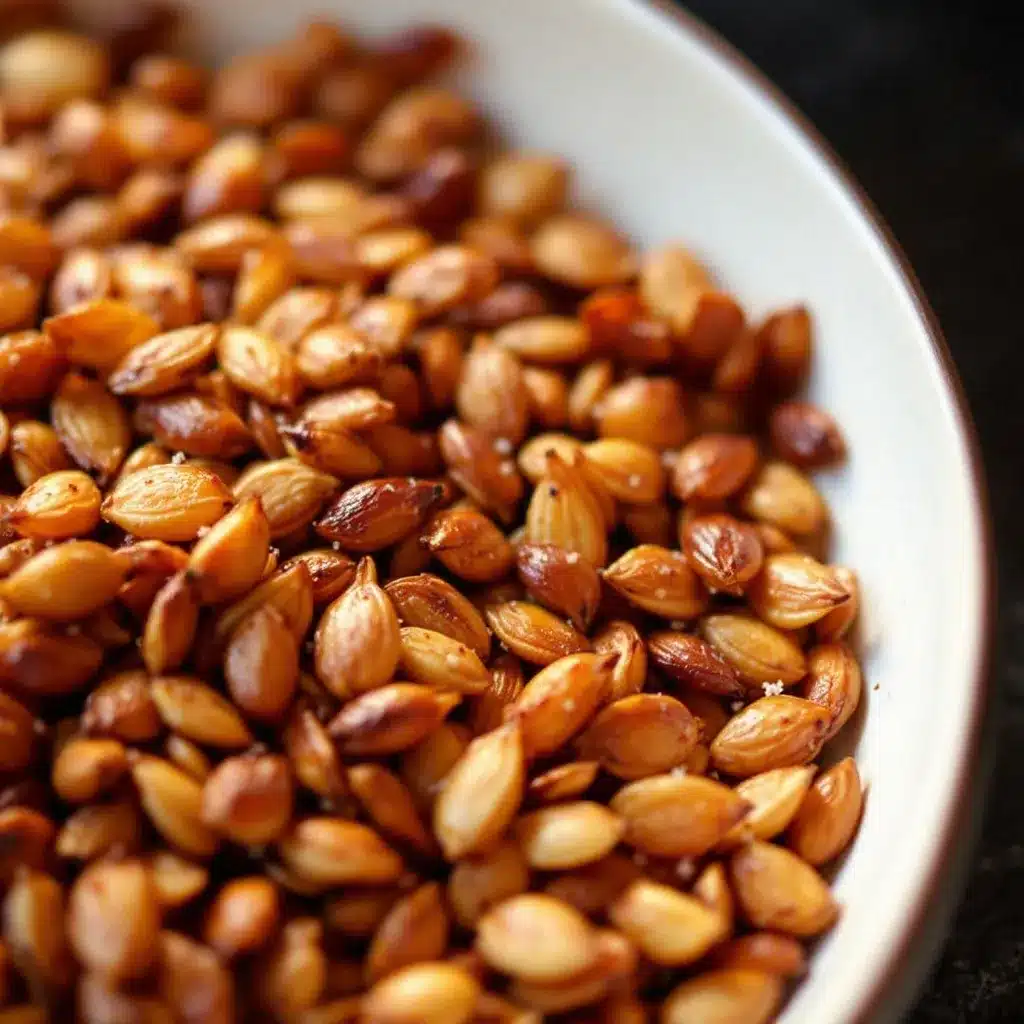 Crispy Chili Salt Air Fryer Pumpkin Seeds preparation steps