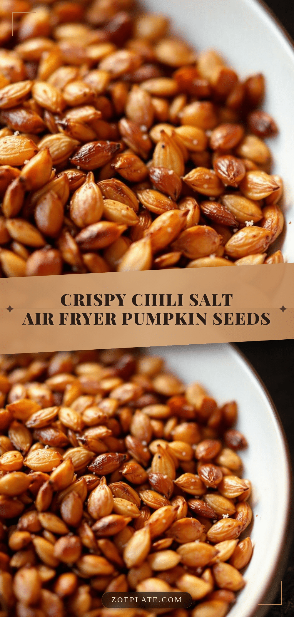 Crispy Chili Salt Air Fryer Pumpkin Seeds recipe