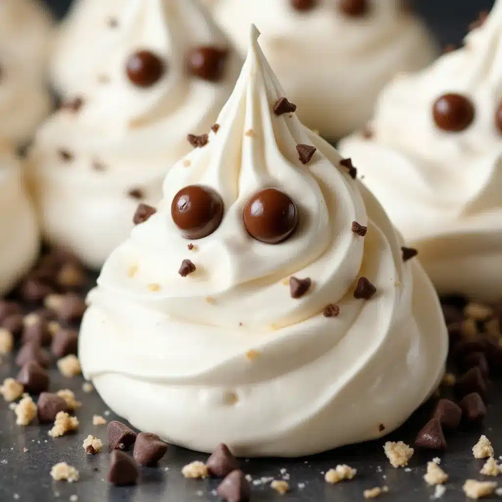 Crispy Ghost Meringue Cookies preparation steps