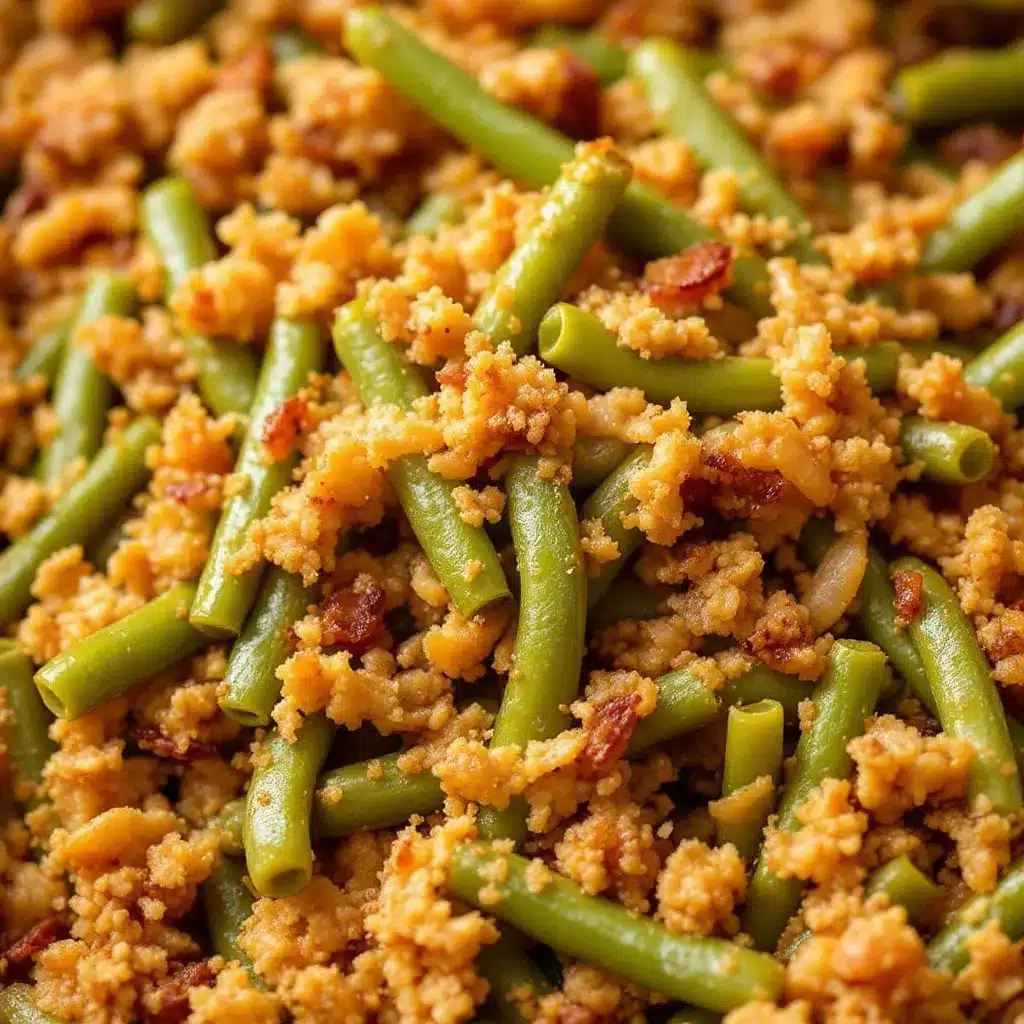 crispy make-ahead green bean casserole preparation steps