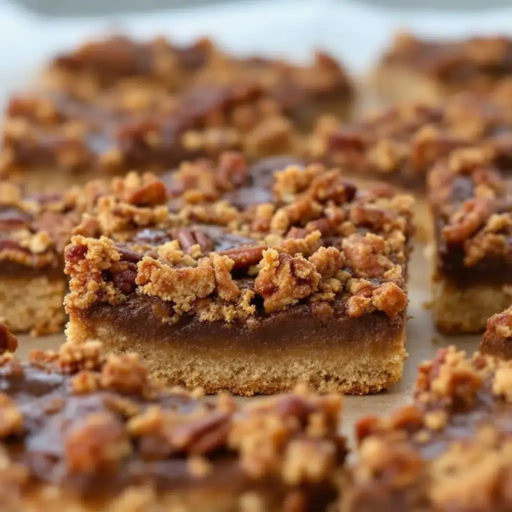 Crispy Maple Bourbon Pecan Pie Bars preparation steps