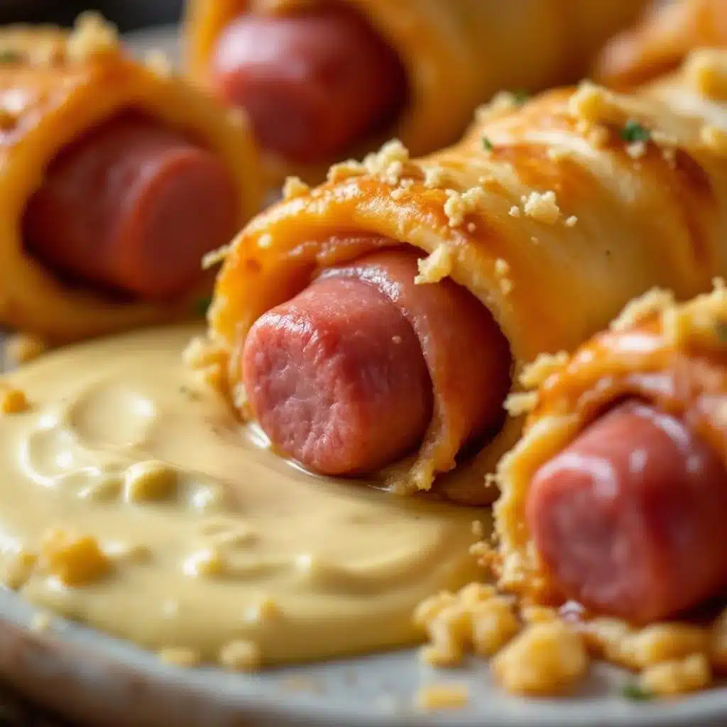 crispy mummy pigs in a blanket - featured image