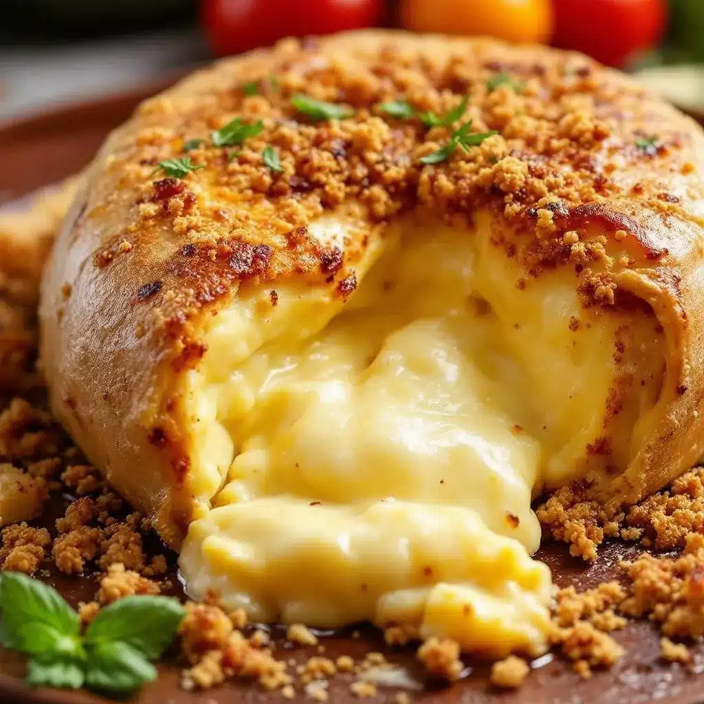 crispy mummy wrapped baked brie preparation steps