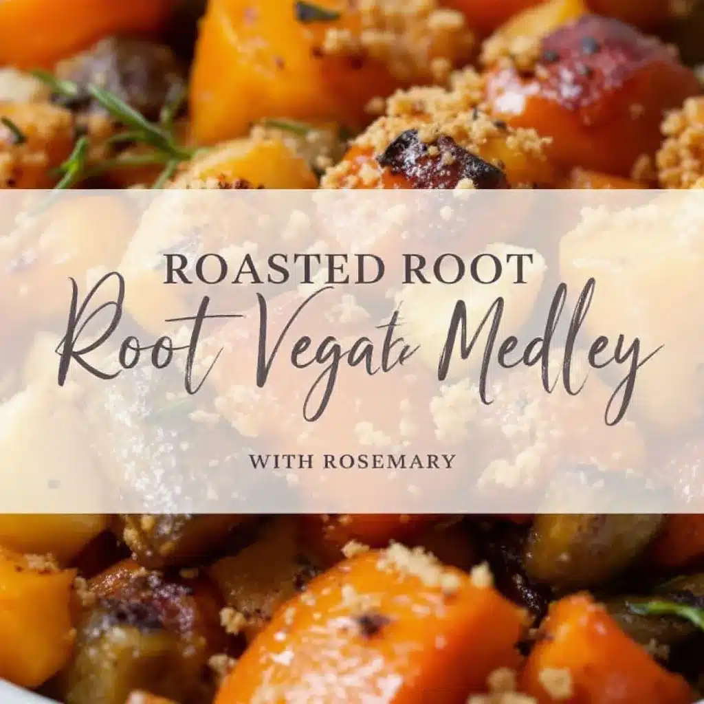 Crispy Rosemary Roasted Root Vegetable Medley preparation steps