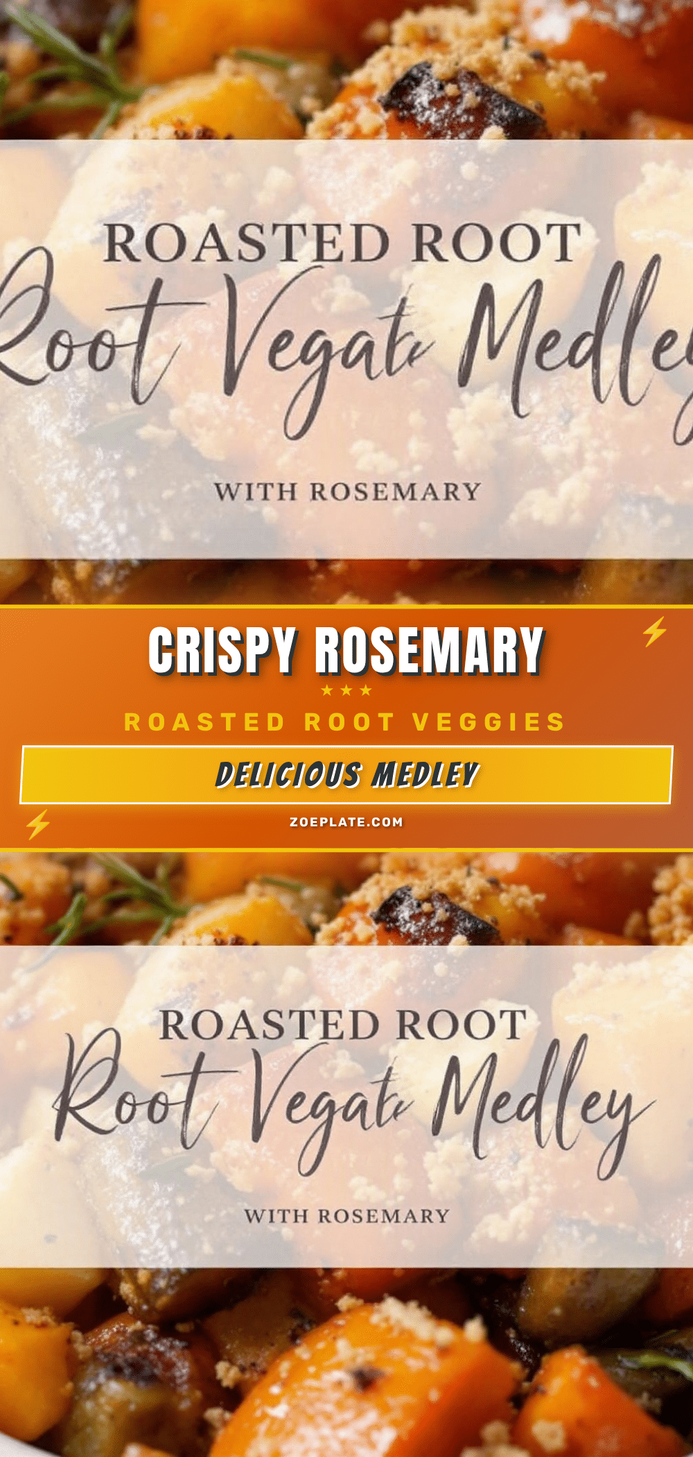 Crispy Rosemary Roasted Root Vegetable Medley recipe