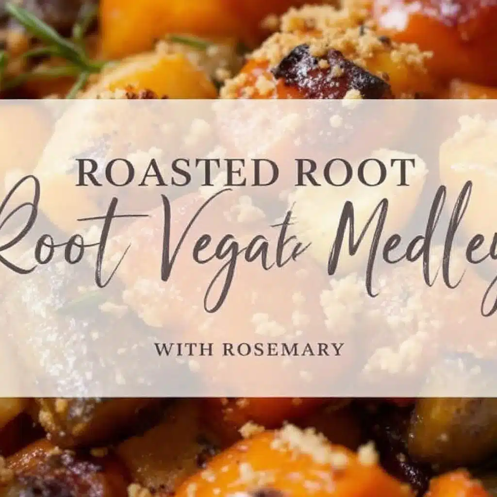 Crispy Rosemary Roasted Root Vegetable Medley - featured image