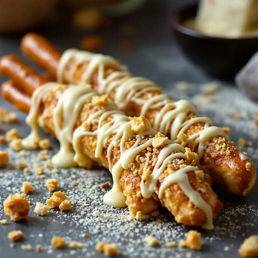 Crispy Witch Finger Pretzel Sticks preparation steps