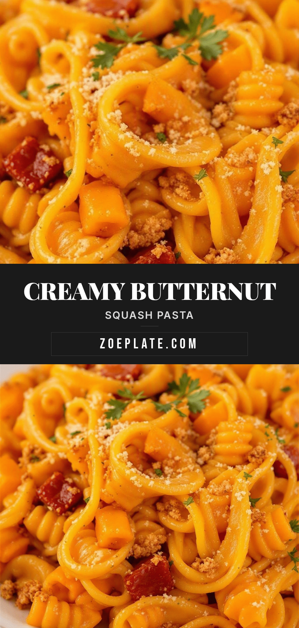 crockpot butternut squash pasta recipe