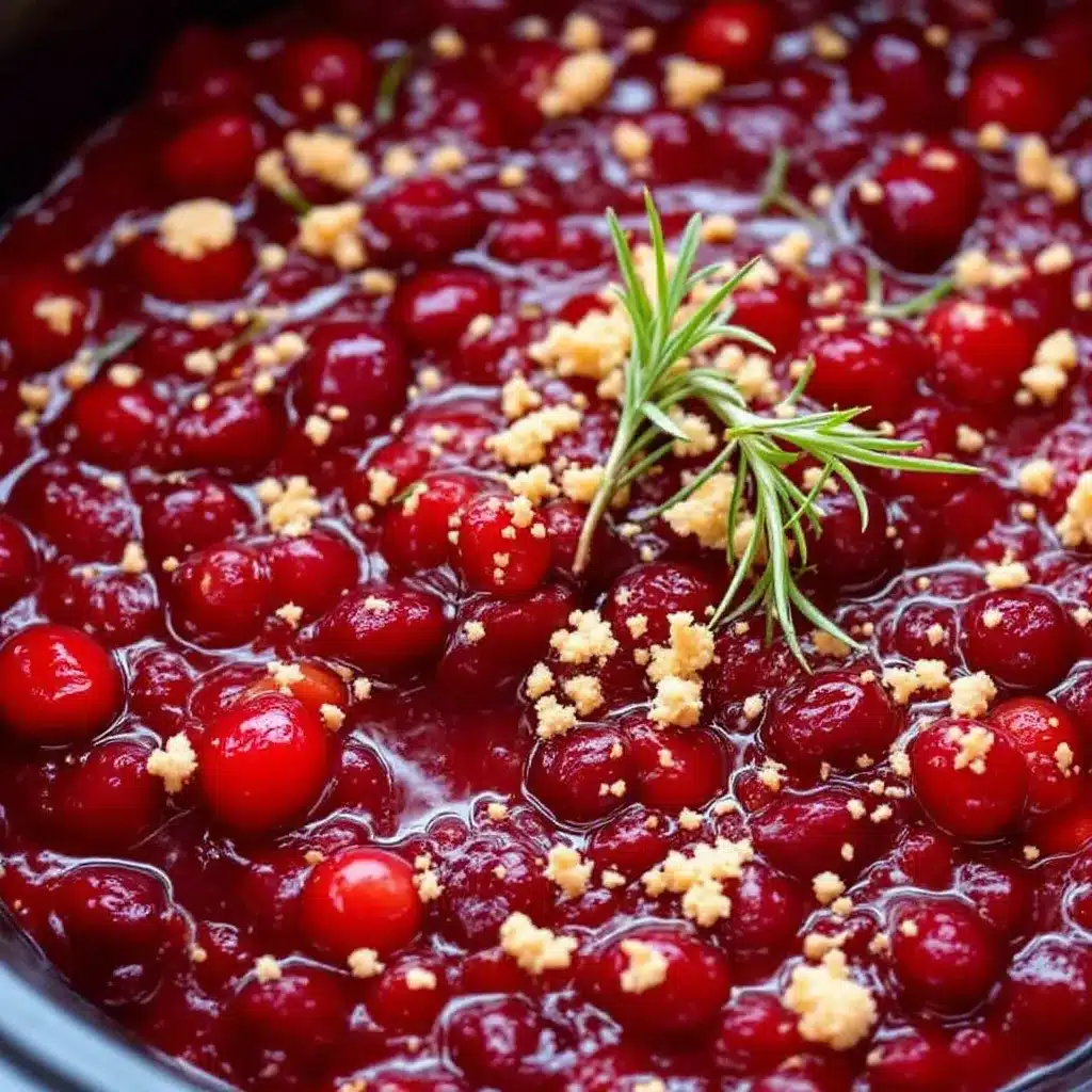 crockpot cranberry orange sauce preparation steps