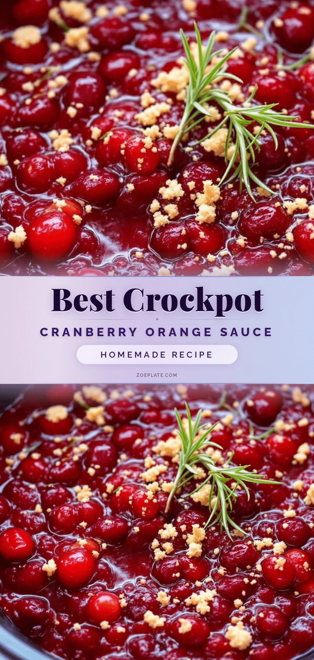 crockpot cranberry orange sauce recipe